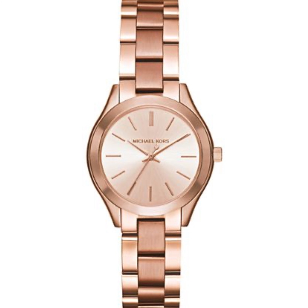 NWT Michael Kors Mini Slim Runway Watch